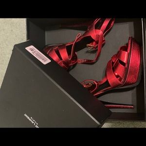 Yves Saint Laurent Tribute Heel Platform Sandal